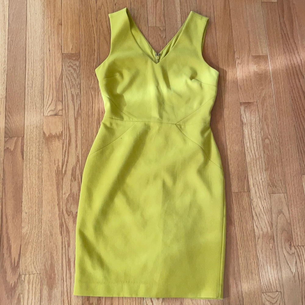 Banana republic size 2 Mustard yellow mini dress